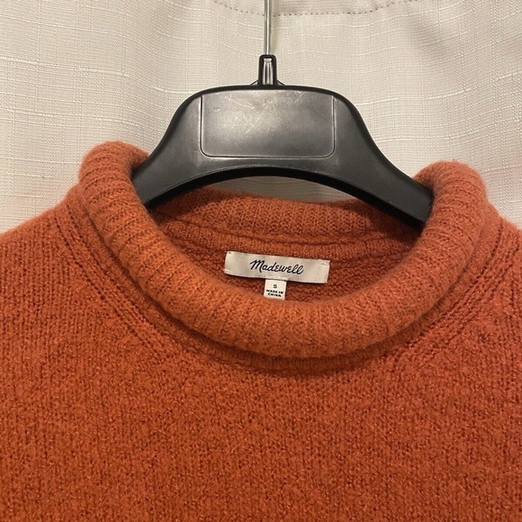 Madewell Women's Fulton Pullover Sweater Size Small Wool Alpaca Blend - Picture 4 of 6
